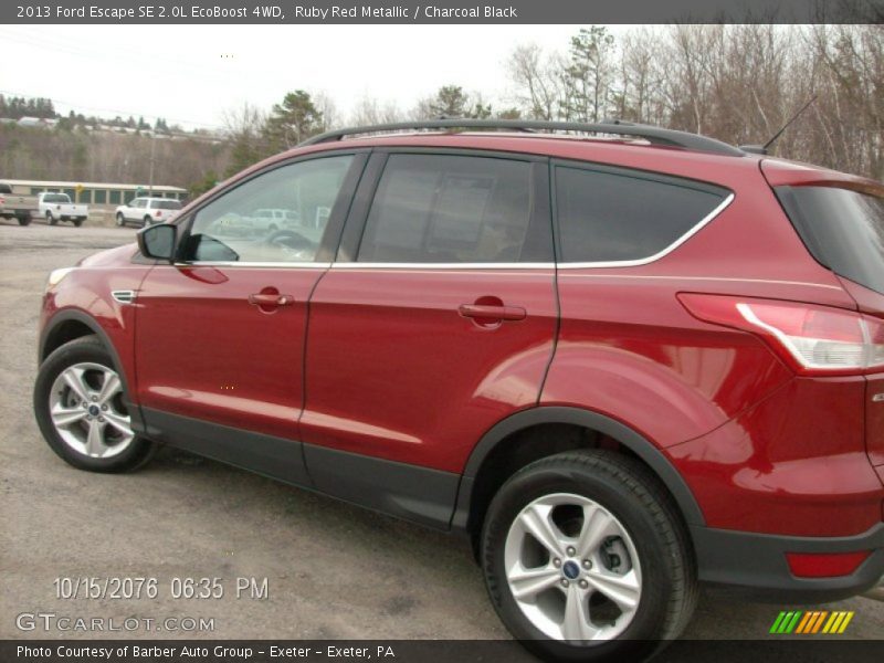 Ruby Red Metallic / Charcoal Black 2013 Ford Escape SE 2.0L EcoBoost 4WD