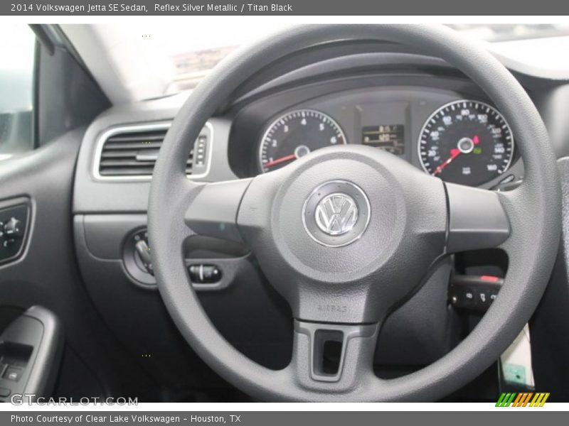 Reflex Silver Metallic / Titan Black 2014 Volkswagen Jetta SE Sedan