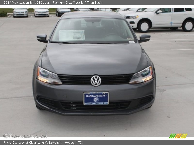 Platinum Gray Metallic / Titan Black 2014 Volkswagen Jetta SE Sedan