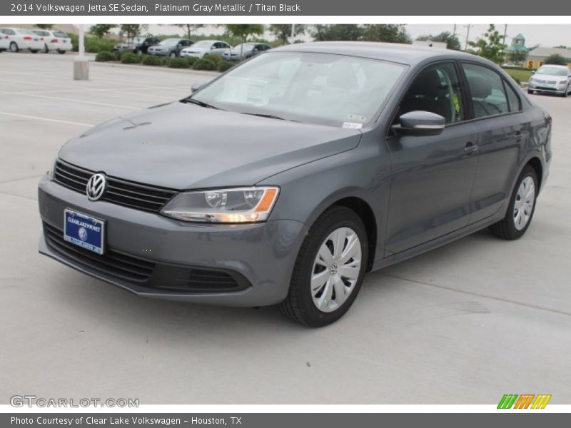 Platinum Gray Metallic / Titan Black 2014 Volkswagen Jetta SE Sedan