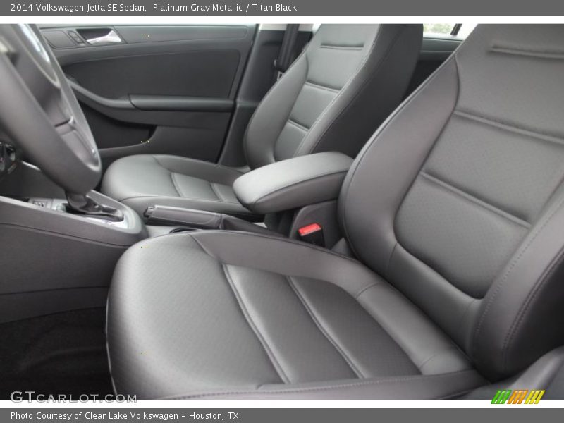 Platinum Gray Metallic / Titan Black 2014 Volkswagen Jetta SE Sedan