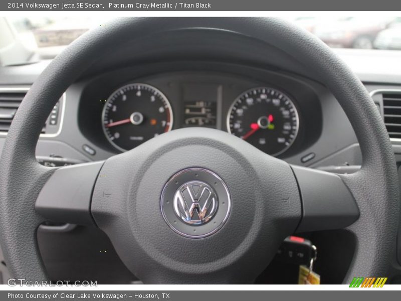 Platinum Gray Metallic / Titan Black 2014 Volkswagen Jetta SE Sedan