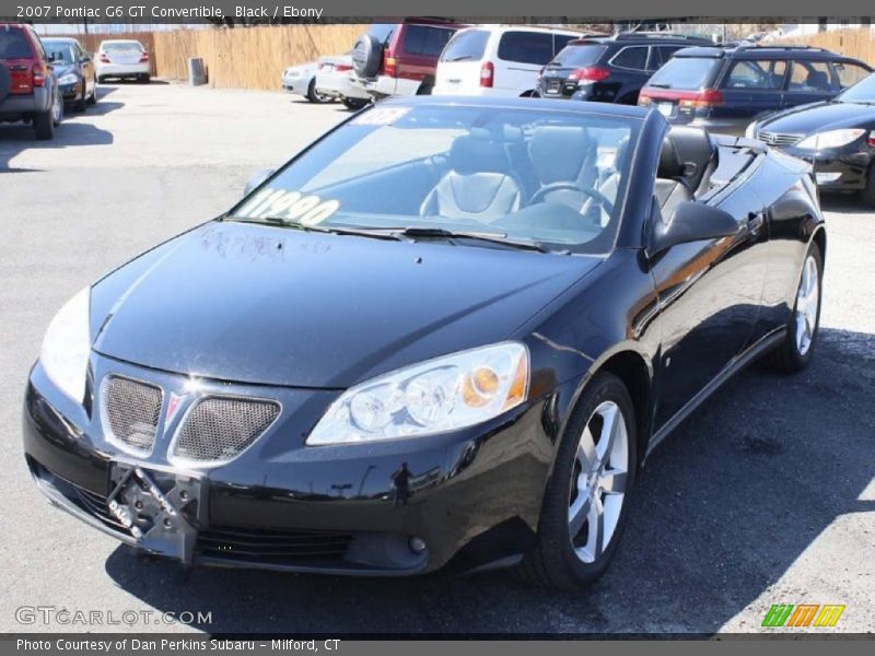 Black / Ebony 2007 Pontiac G6 GT Convertible
