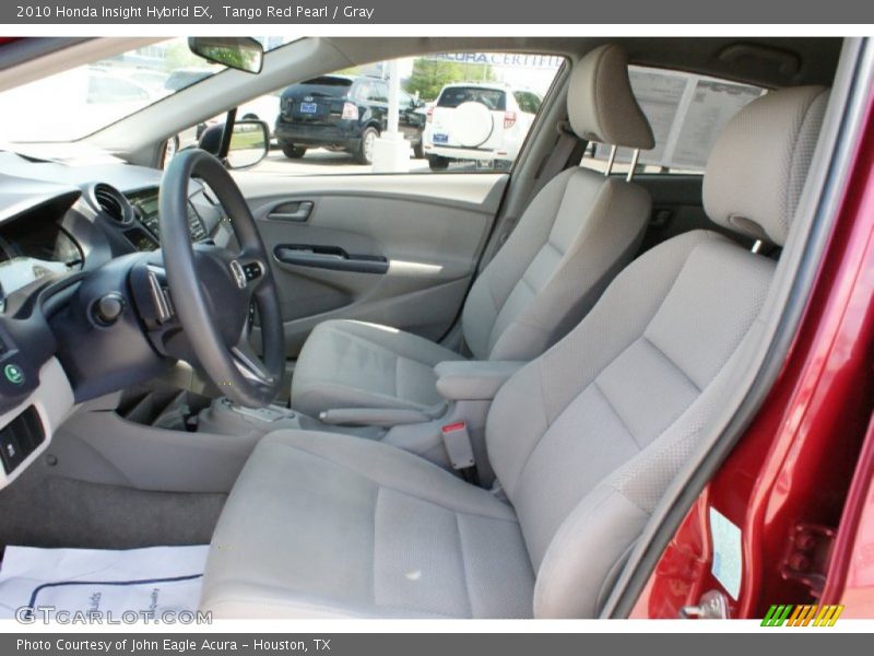 Tango Red Pearl / Gray 2010 Honda Insight Hybrid EX