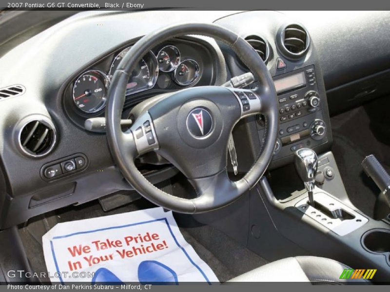 Black / Ebony 2007 Pontiac G6 GT Convertible