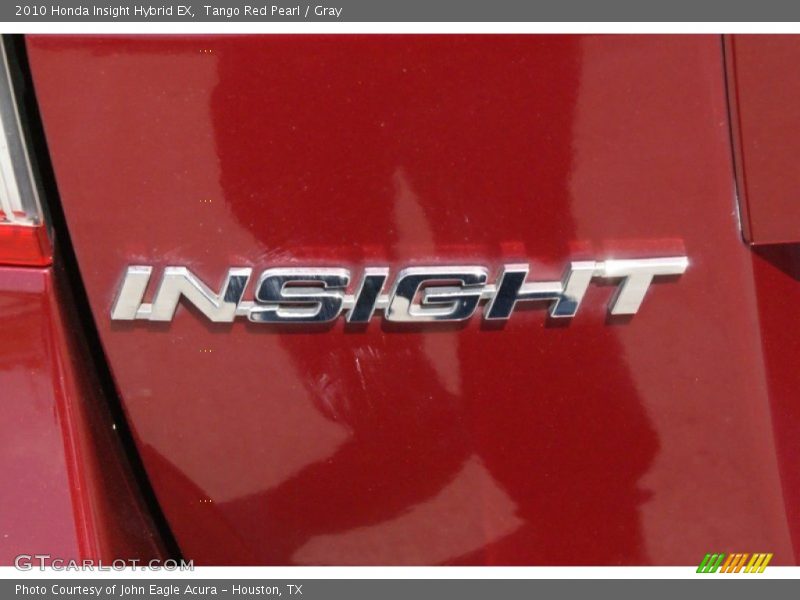 Tango Red Pearl / Gray 2010 Honda Insight Hybrid EX