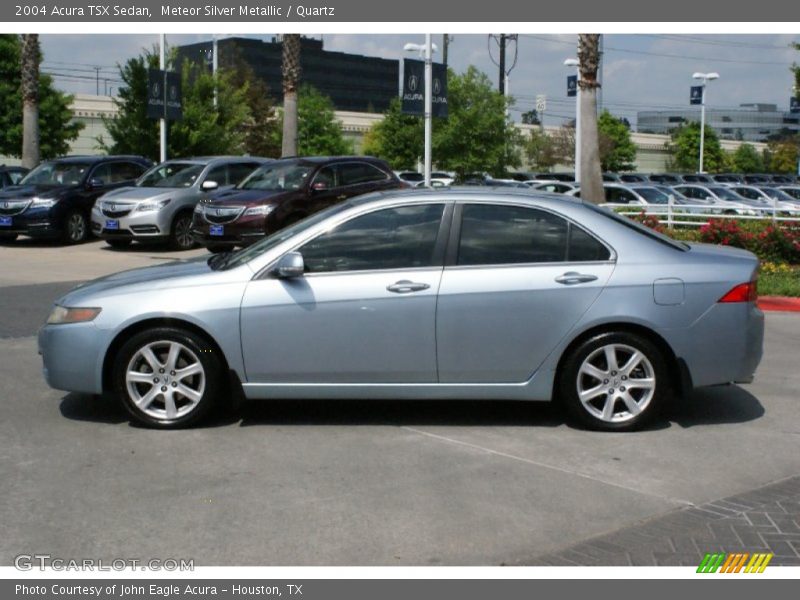 Meteor Silver Metallic / Quartz 2004 Acura TSX Sedan