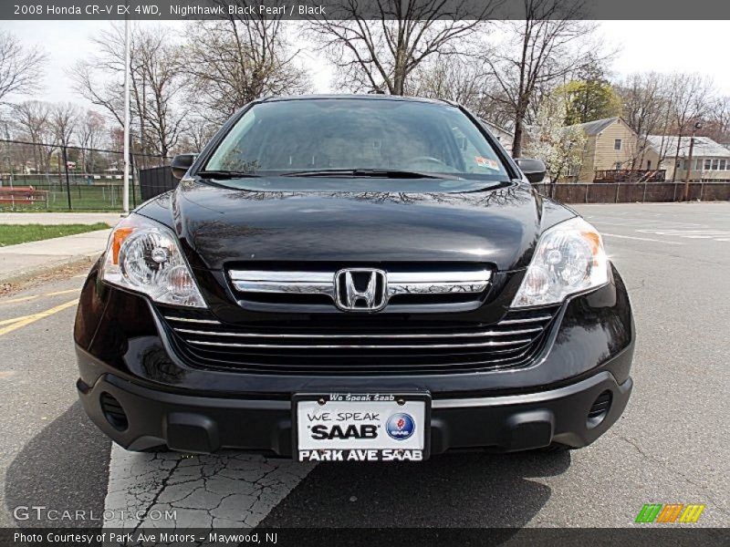 Nighthawk Black Pearl / Black 2008 Honda CR-V EX 4WD