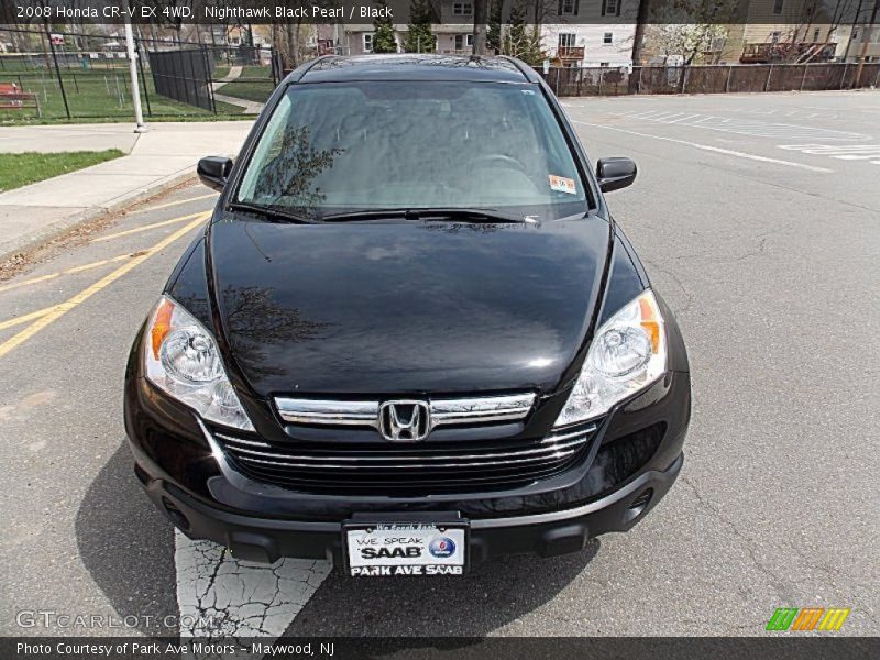 Nighthawk Black Pearl / Black 2008 Honda CR-V EX 4WD