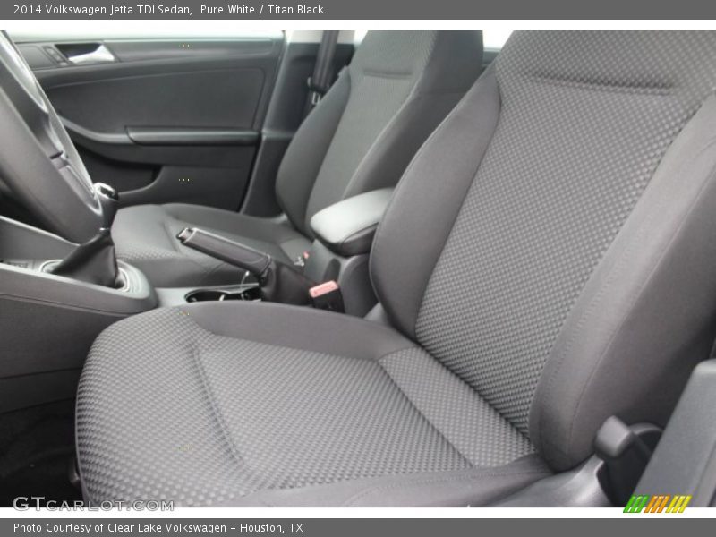 Pure White / Titan Black 2014 Volkswagen Jetta TDI Sedan