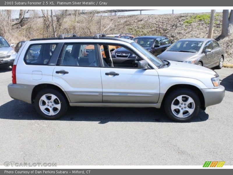 Platinum Silver Metallic / Gray 2003 Subaru Forester 2.5 XS