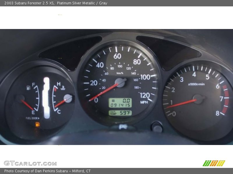 Platinum Silver Metallic / Gray 2003 Subaru Forester 2.5 XS