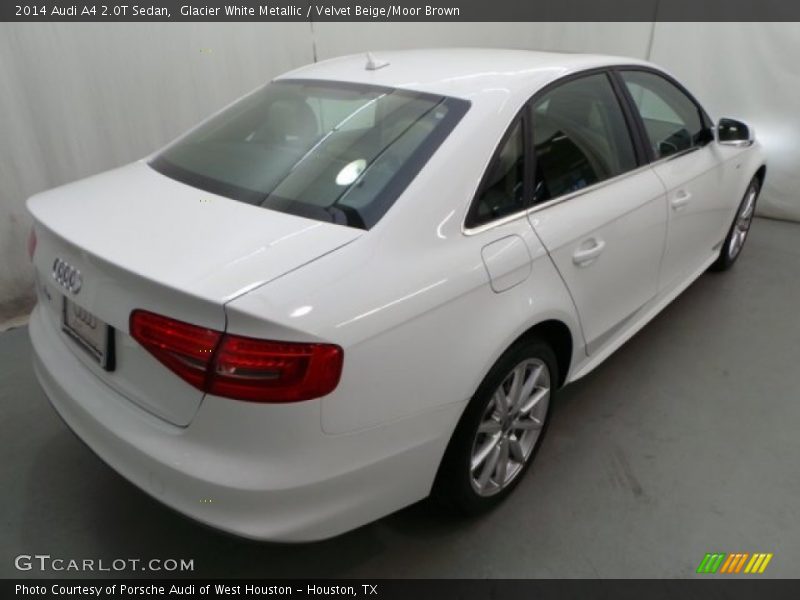 Glacier White Metallic / Velvet Beige/Moor Brown 2014 Audi A4 2.0T Sedan