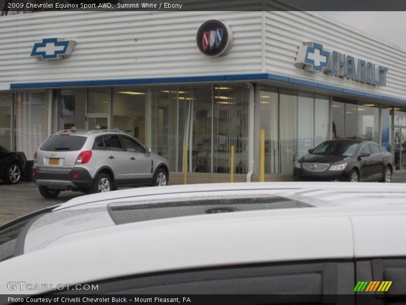 Summit White / Ebony 2009 Chevrolet Equinox Sport AWD
