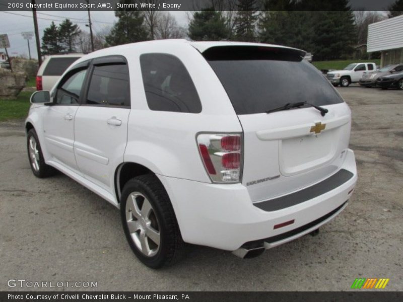 Summit White / Ebony 2009 Chevrolet Equinox Sport AWD