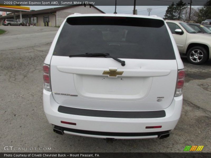 Summit White / Ebony 2009 Chevrolet Equinox Sport AWD