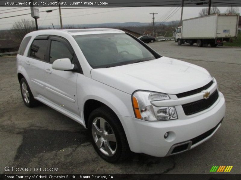 Summit White / Ebony 2009 Chevrolet Equinox Sport AWD