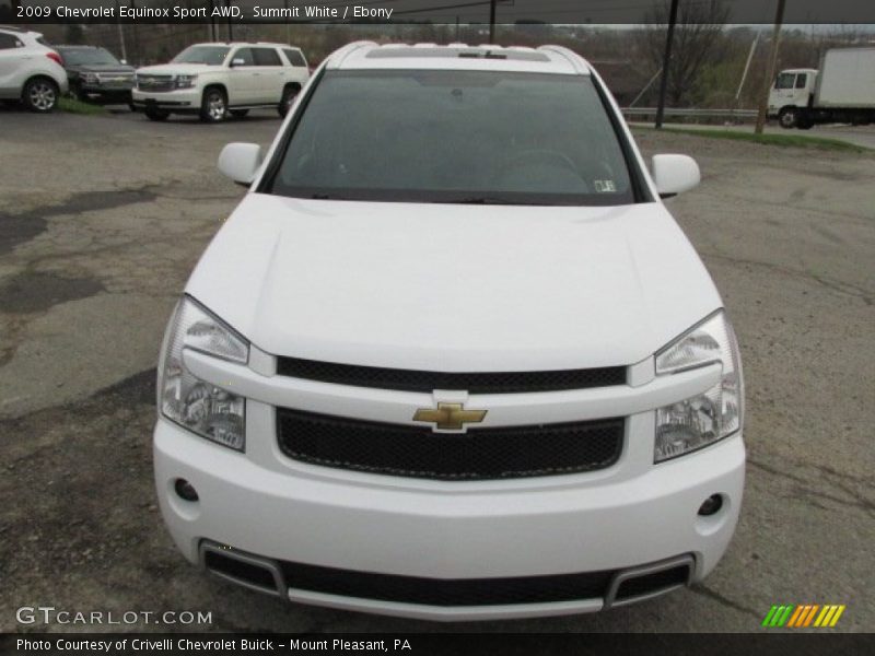 Summit White / Ebony 2009 Chevrolet Equinox Sport AWD