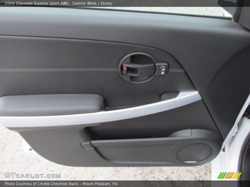 Summit White / Ebony 2009 Chevrolet Equinox Sport AWD