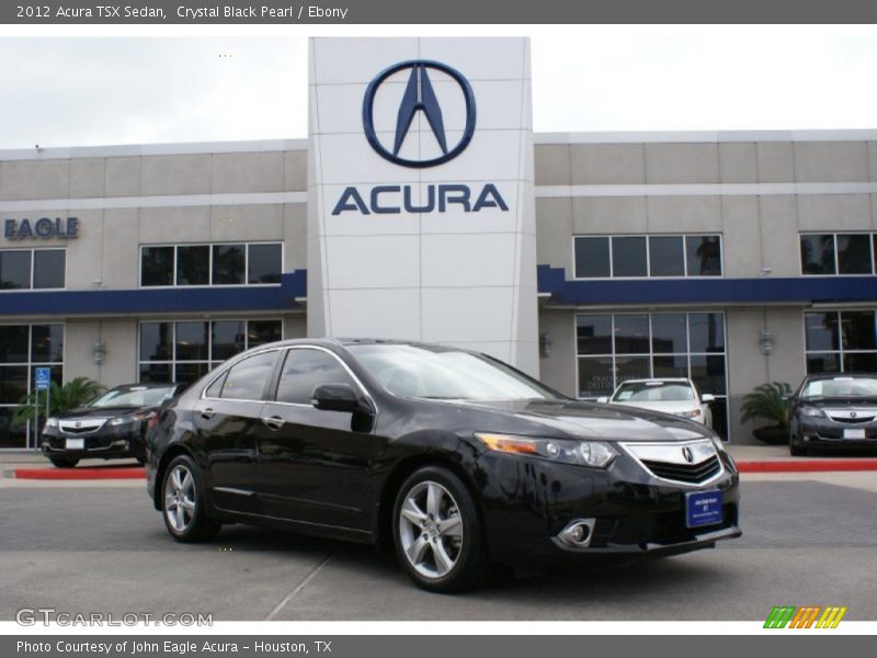 Crystal Black Pearl / Ebony 2012 Acura TSX Sedan