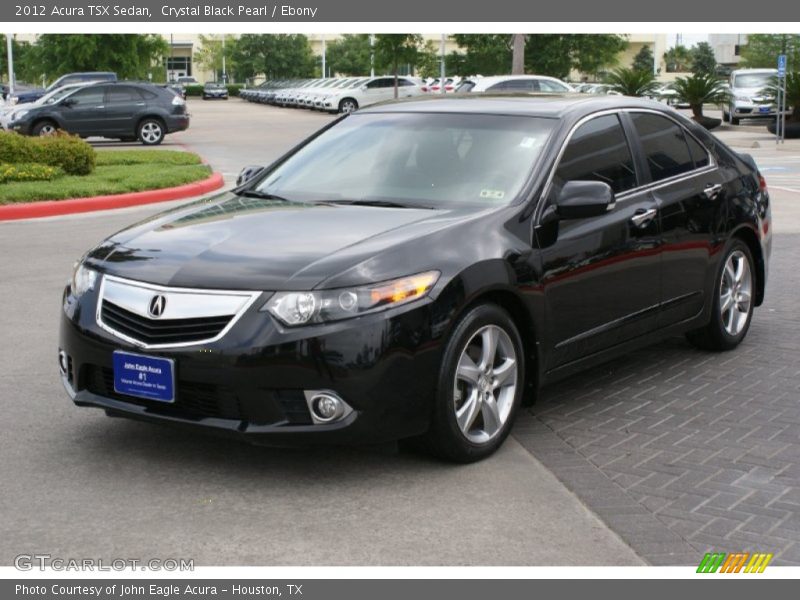 Crystal Black Pearl / Ebony 2012 Acura TSX Sedan