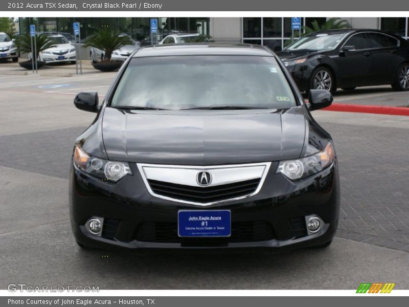 Crystal Black Pearl / Ebony 2012 Acura TSX Sedan