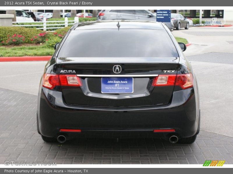 Crystal Black Pearl / Ebony 2012 Acura TSX Sedan