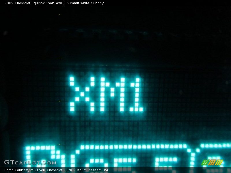 Summit White / Ebony 2009 Chevrolet Equinox Sport AWD