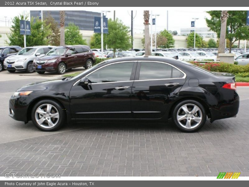 Crystal Black Pearl / Ebony 2012 Acura TSX Sedan