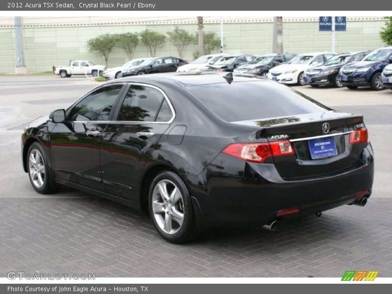 Crystal Black Pearl / Ebony 2012 Acura TSX Sedan