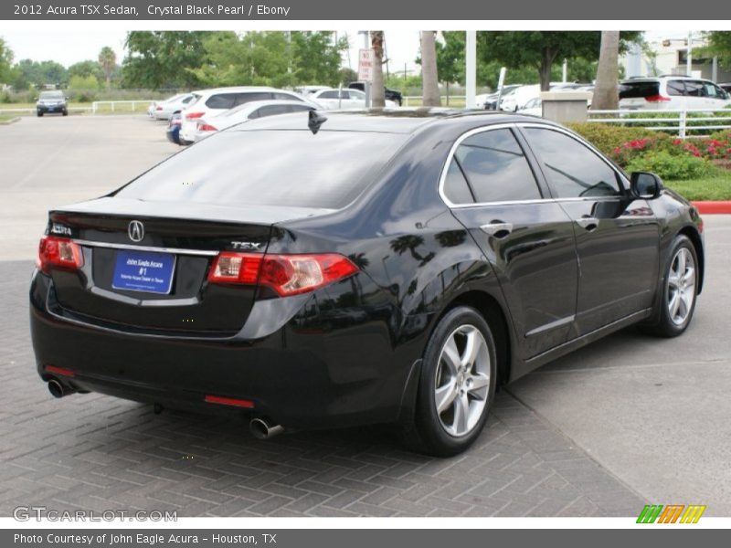 Crystal Black Pearl / Ebony 2012 Acura TSX Sedan