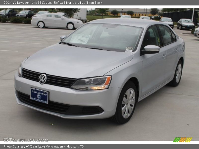 Reflex Silver Metallic / Titan Black 2014 Volkswagen Jetta SE Sedan