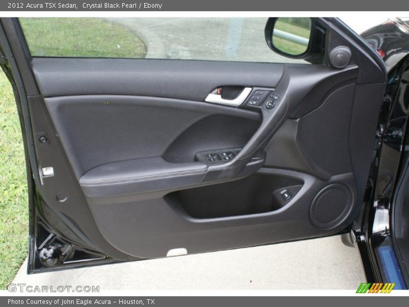 Crystal Black Pearl / Ebony 2012 Acura TSX Sedan