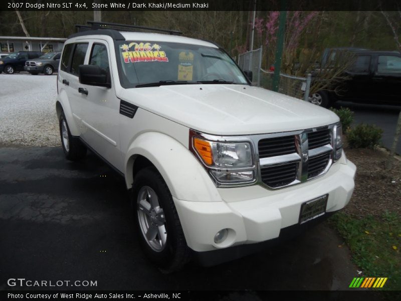 Stone White / Dark Khaki/Medium Khaki 2007 Dodge Nitro SLT 4x4