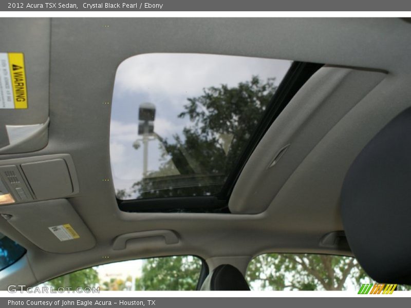 Crystal Black Pearl / Ebony 2012 Acura TSX Sedan