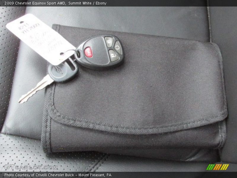 Summit White / Ebony 2009 Chevrolet Equinox Sport AWD