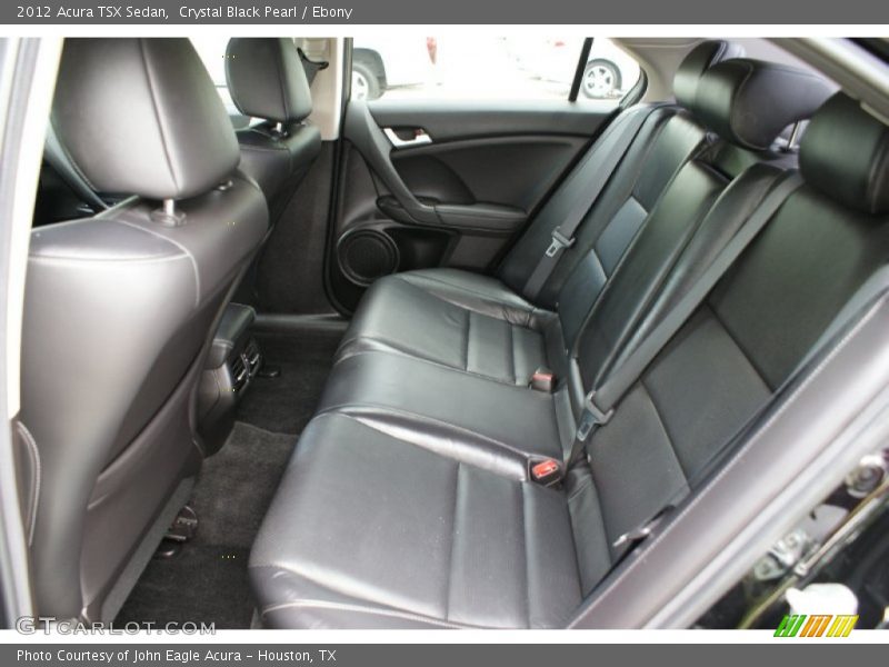 Crystal Black Pearl / Ebony 2012 Acura TSX Sedan