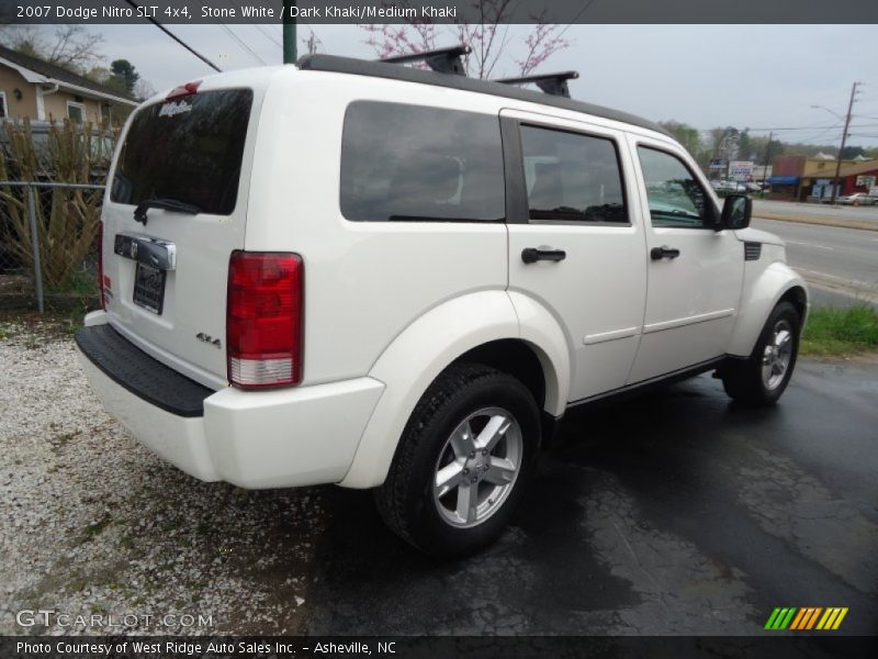 Stone White / Dark Khaki/Medium Khaki 2007 Dodge Nitro SLT 4x4