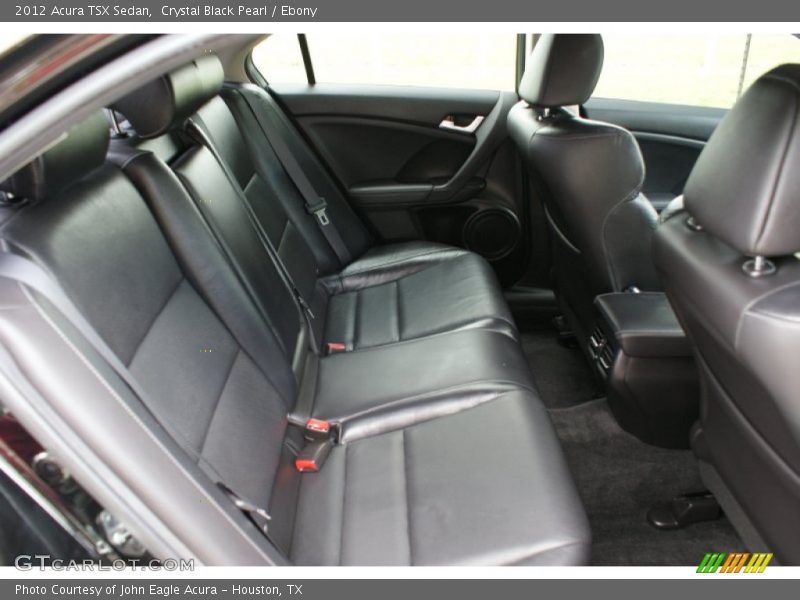 Crystal Black Pearl / Ebony 2012 Acura TSX Sedan