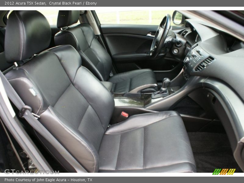 Crystal Black Pearl / Ebony 2012 Acura TSX Sedan
