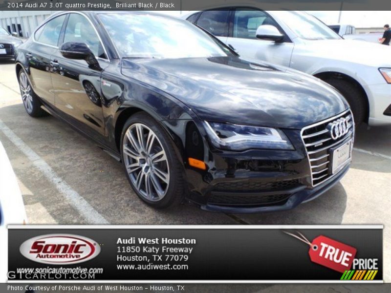 Brilliant Black / Black 2014 Audi A7 3.0T quattro Prestige