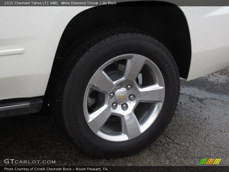 White Diamond Tricoat / Jet Black 2015 Chevrolet Tahoe LTZ 4WD