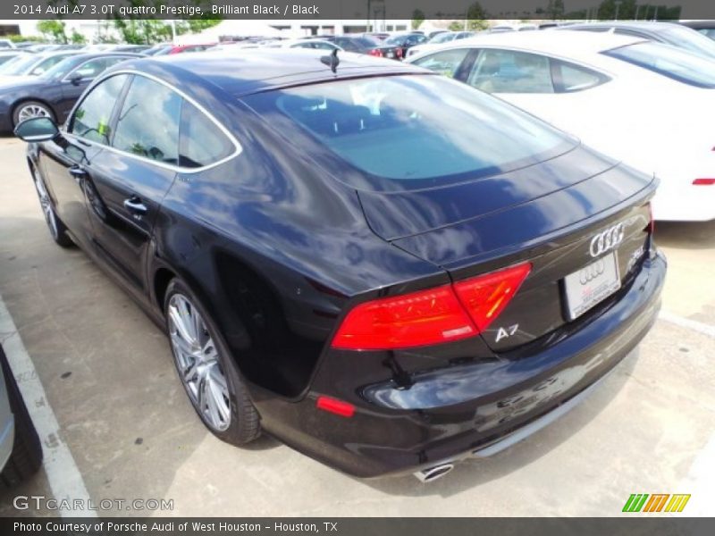 Brilliant Black / Black 2014 Audi A7 3.0T quattro Prestige