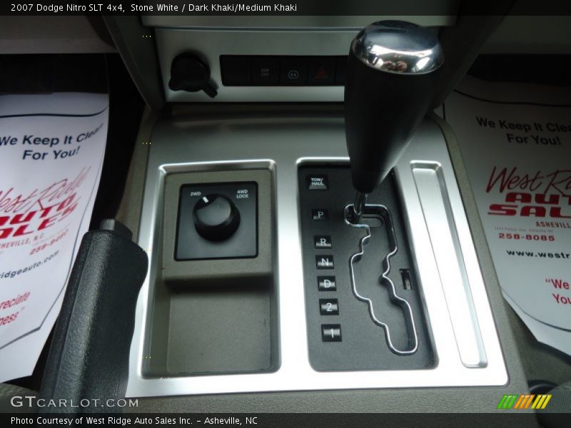 Stone White / Dark Khaki/Medium Khaki 2007 Dodge Nitro SLT 4x4