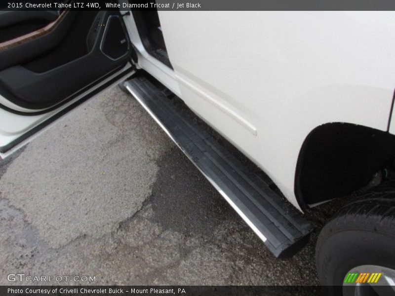 White Diamond Tricoat / Jet Black 2015 Chevrolet Tahoe LTZ 4WD