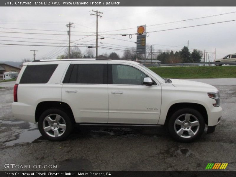 White Diamond Tricoat / Jet Black 2015 Chevrolet Tahoe LTZ 4WD