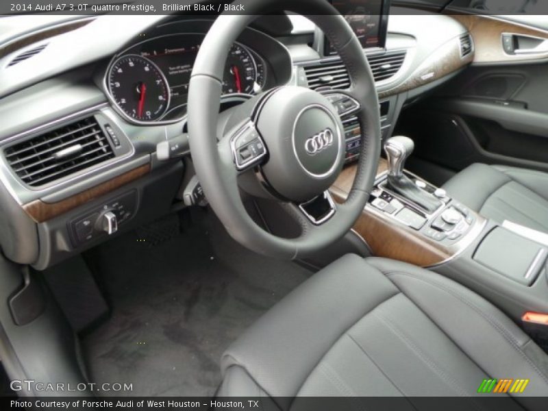  2014 A7 3.0T quattro Prestige Black Interior