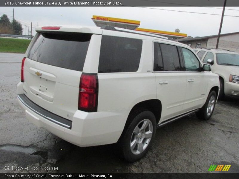 White Diamond Tricoat / Jet Black 2015 Chevrolet Tahoe LTZ 4WD