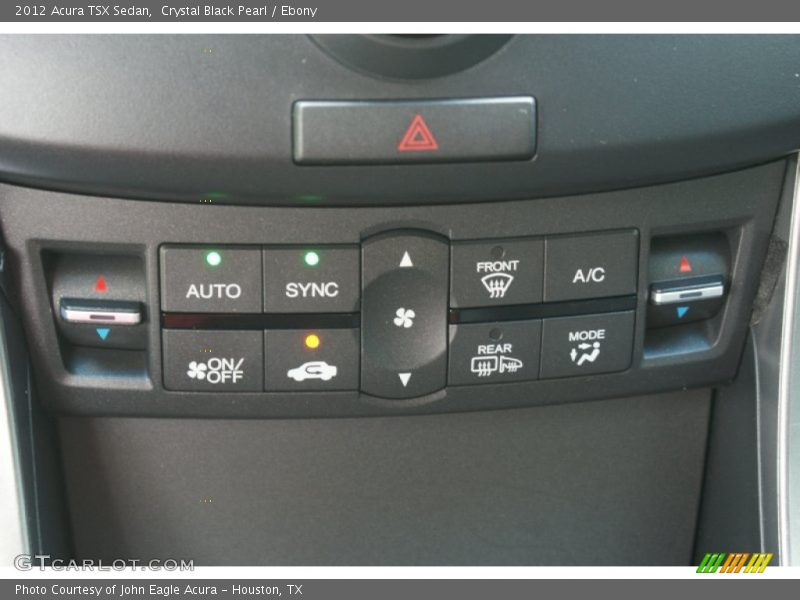 Crystal Black Pearl / Ebony 2012 Acura TSX Sedan
