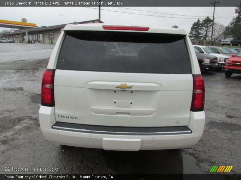 White Diamond Tricoat / Jet Black 2015 Chevrolet Tahoe LTZ 4WD